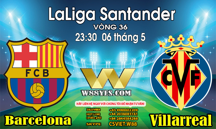 You are currently viewing 23:30 NGÀY 06/5: Barcelona vs Villarreal.