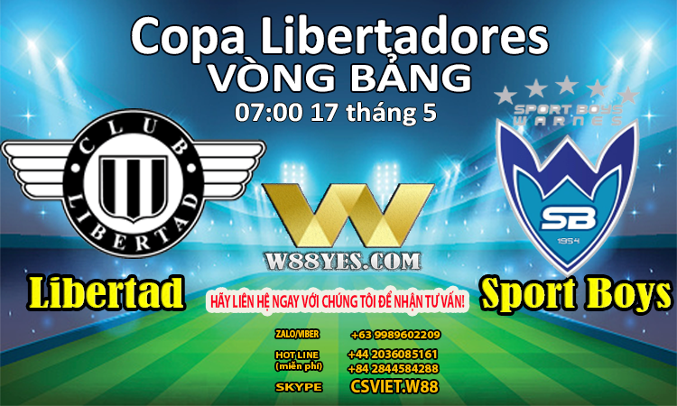 Read more about the article 07:00 NGÀY 17/5: Libertad vs Sport Boys.