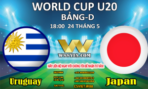 Read more about the article 18:00 NGÀY 24/5: U20 Uruguay vs U20 Nhật Bản.