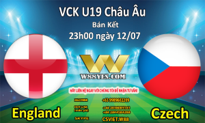 Read more about the article NHẬN ĐỊNH : 23h00 ngày 12/07: U19 Anh vs U19 Czech.