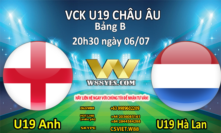 Read more about the article NHẬN ĐỊNH : 20h30 ngày 06/7: U19 Anh vs U19 Hà Lan.