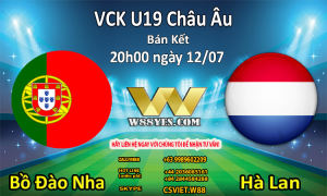 Read more about the article NHẬN ĐỊNH : 20h00 ngày 12/07: U19 Bồ Đào Nha vs U19 Hà Lan.