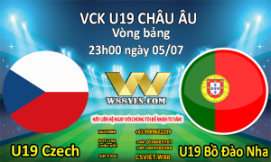 Read more about the article NHẬN ĐỊNH : 23h00 ngày 5/7: U19 Czech vs U19 Bồ Đào Nha.