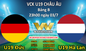 Read more about the article NHẬN ĐỊNH : 23h00 ngày 03/7: U19 Đức vs U19 Hà Lan.