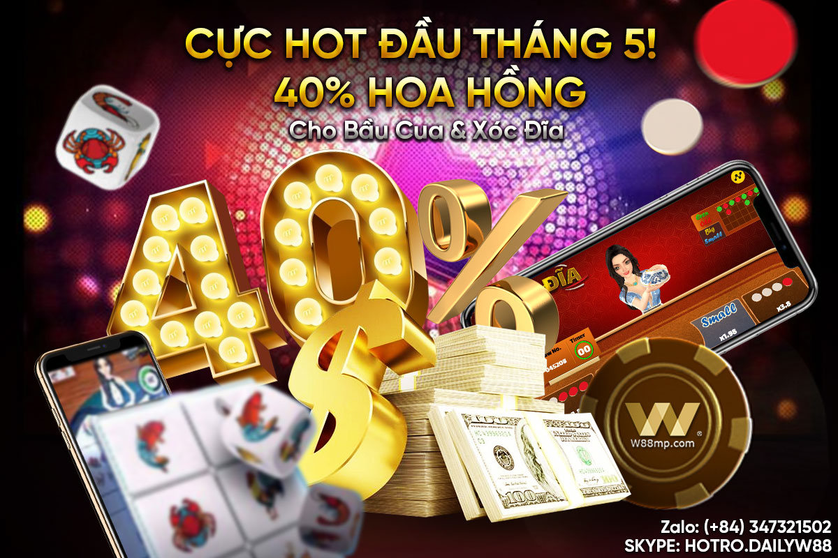 You are currently viewing Chính Thức: Áp dụng 40% hoa hồng tại Bầu Cua Tôm Cá và Xóc Đĩa