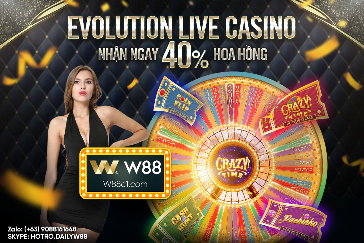 You are currently viewing RA MẮT SẢNH LIVE CASINO EVOLUTION VỚI 40% HOA HỒNG DÀNH CHO ĐẠI LÝ!