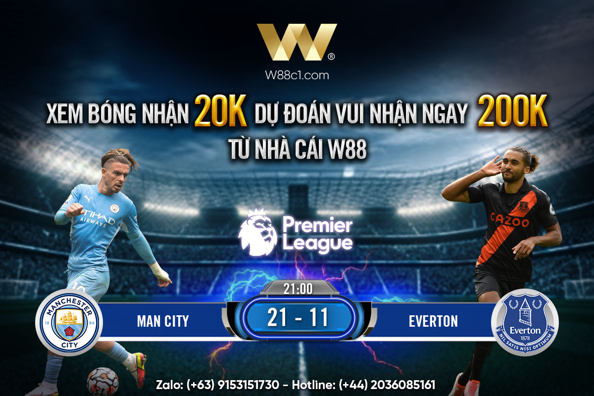 You are currently viewing [W88 – MINIGAME] MANCHESTER CITY – EVERTON | NGOẠI HẠNG ANH | MỒI NGON KHÓ THOÁT