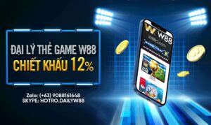 Read more about the article KINH DOANH DỄ DÀNG VỚI CHƯƠNG TRÌNH ĐẠI LÝ THẺ GAME W88