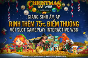 Read more about the article GIÁNG SINH ẤM ÁP – RINH THÊM 75% ĐIỂM THƯỞNG VỚI SLOT GAMEPLAY INTERACTIVE W88