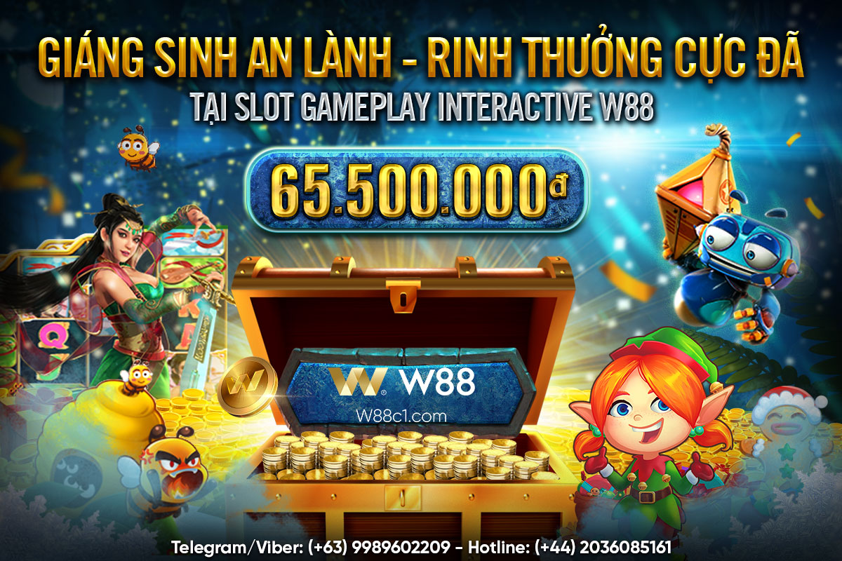 You are currently viewing GIÁNG SINH AN LÀNH – RINH THƯỞNG CỰC ĐÃ TẠI SLOT GAMEPLAY INTERACTIVE W88