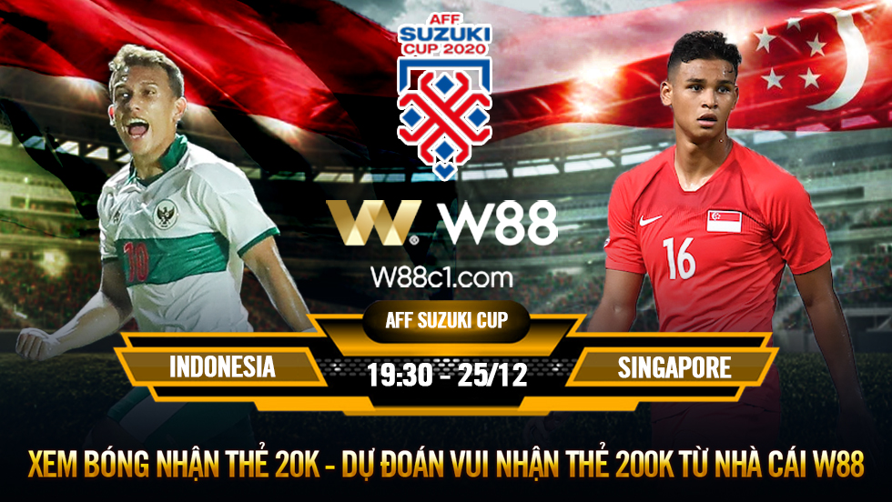 You are currently viewing [W88 – MINIGAME] INDONESIA – SINGAPORE | BÁN KẾT AFF CUP | LỢI THẾ SÂN NHÀ