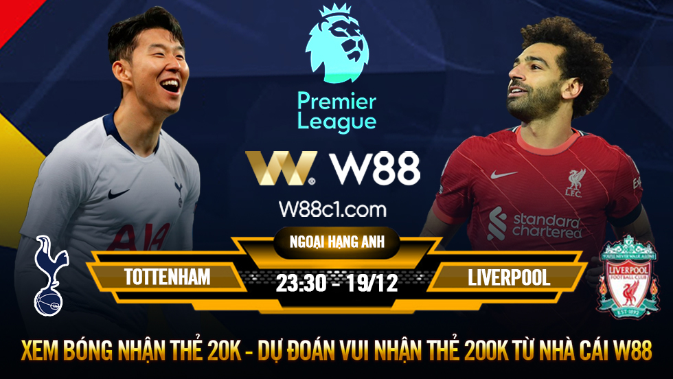 You are currently viewing [W88 – MINIGAME] TOTTENHAM – LIVERPOOL | NGOẠI HẠNG ANH | SUPER SUNDAY MÙA COVID