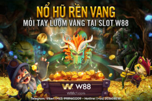 Read more about the article NỔ HŨ RỀN VANG – MỎI TAY LƯỢM VÀNG TẠI SLOT W88