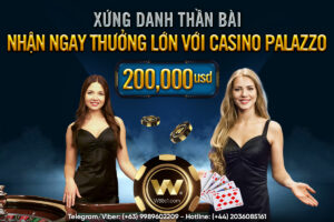 Read more about the article XỨNG DANH THẦN BÀI – NHẬN NGAY THƯỞNG LỚN VỚI CASINO PALAZZO