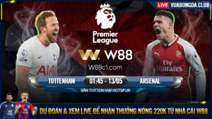 Read more about the article [W88 – MINIGAME] TOTTENHAM – ARSENAL | NGOẠI HẠNG ANH | ĐẠI CHIẾN “CHÚ TƯ”