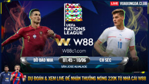 Read more about the article [W88 – MINIGAME] BỒ ĐÀO NHA – CH SÉC | NATIONS LEAGUE | TIẾP ĐÀ HƯNG PHẤN