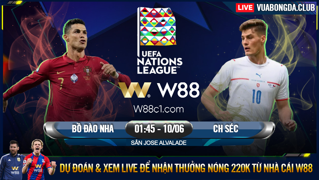 You are currently viewing [W88 – MINIGAME] BỒ ĐÀO NHA – CH SÉC | NATIONS LEAGUE | TIẾP ĐÀ HƯNG PHẤN