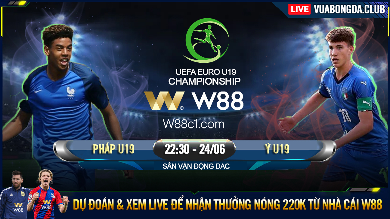 You are currently viewing [W88 – MINIGAME] U19 PHÁP – U19 ITALIA | VCK U19 CHÂU ÂU | CHUNG KẾT BẢNG A