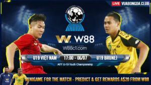 Read more about the article [W88 – MINIGAME] U19 VIỆT NAM – U19 BRUNEI | U19 – ĐÔNG NAM Á | THẮNG TRONG TOAN TÍNH