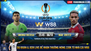 Read more about the article [W88 – MINIGAME] OMONIA NICOSIA – MAN. UNITED | UEFA EUROPA LEAGUE | ĐÔI ĐŨA LỆCH