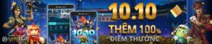 Read more about the article ĐẠI TIỆC NGÀY ĐÔI 10.10 – THƯỞNG THÊM 100% ĐIỂM THƯỞNG TẠI THẾ GIỚI SLOT GPI W88