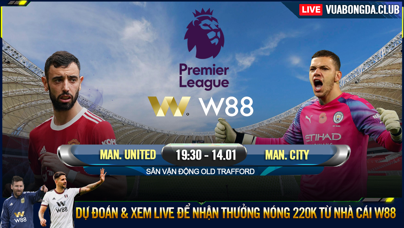 You are currently viewing [W88 – MINIGAME] MAN. UNITED – MAN. CITY | NGOẠI HẠNG ANH | BẠI BINH PHỤC HẬN