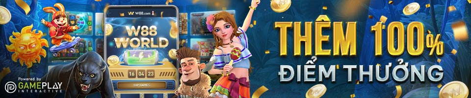 You are currently viewing NHẬN THÊM 100% ĐIỂM THƯỞNG TẠI SLOT GAMEPLAY INTERACTIVE W88