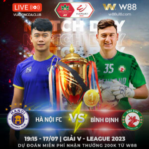 Read more about the article [W88 – MINIGAME] HÀ NỘI FC vs BÌNH ĐỊNH | V- LEAGUE | THÁC THỨC THAM VỌNG