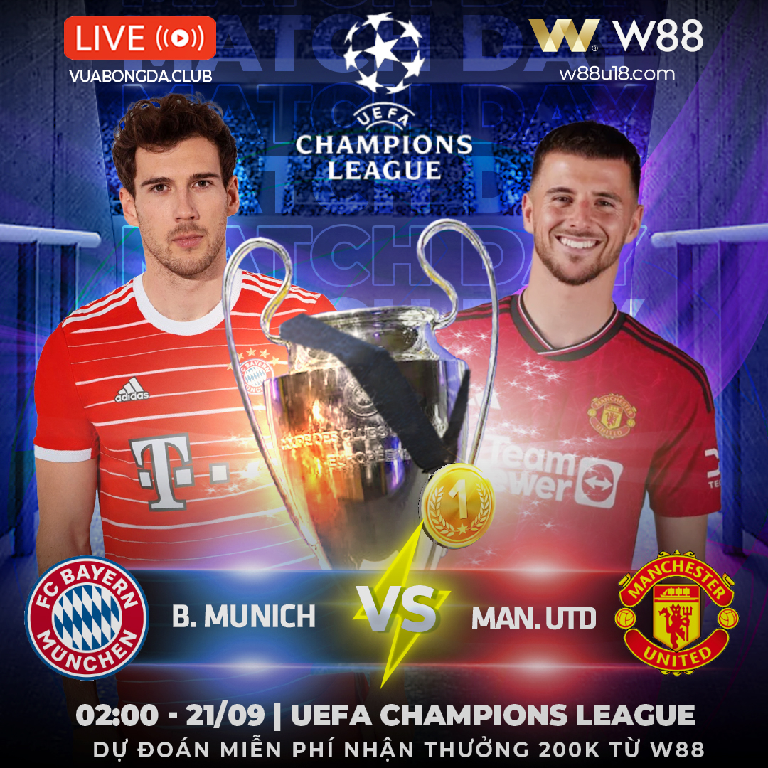 You are currently viewing [W88 – MINIGAME] B. MUNICH – MAN. UNITED | CÚP C1 | TAN XÁC QUỶ ĐỎ