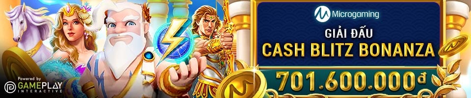 You are currently viewing GIẢI ĐẤU CASH BLITZ BONANZA TẠI SLOT MICROGAMING VỚI TỔNG GIẢI THƯỞNG LÊN TỚI 701,600,000 VND