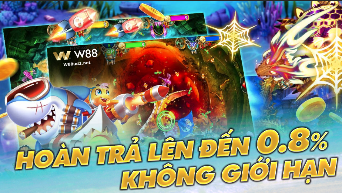 You are currently viewing HOÀN TRẢ NGAY 0.8% TẠI THẾ GIỚI BẮN CÁ W88