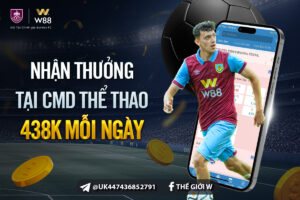 Read more about the article CMD – THỂ THAO W88 SẢNH CƯỢC TRỰC TUYẾN HÀNG ĐẦU THẾ GIỚI