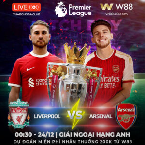 Read more about the article [W88 – MINIGAME] LIVERPOOL VS ARSENAL | ANFIELD CHÌM TRONG TIẾNG PHÁO