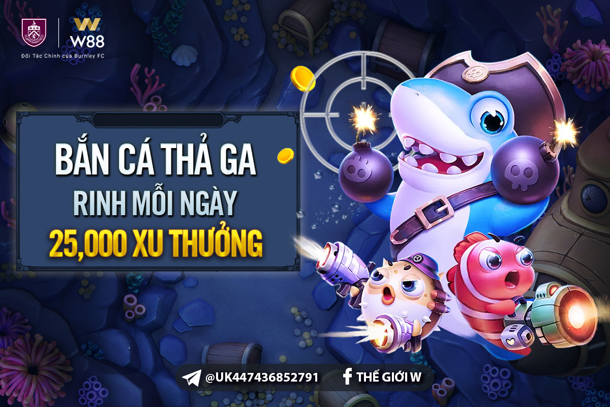 Read more about the article BẮN CÁ THẢ GA – RINH NGAY 25,000 XU THƯỞNG MỖI NGÀY