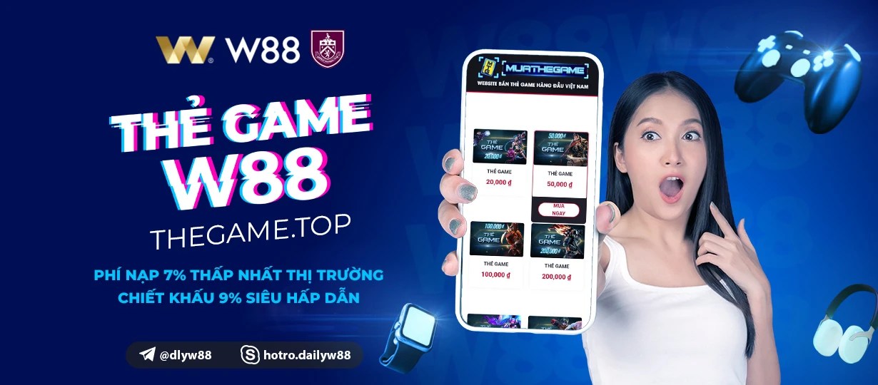 Read more about the article 3 LÝ DO KHIẾN AI CŨNG PHẢI GẬT GÙ CHỌN MUA THẺ GAME W88 ONLINE “NGAY VÀ LUÔN”