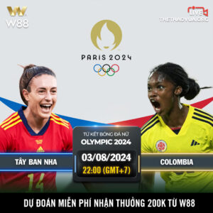 Read more about the article [W88 – MINIGAME] | NỮ TÂY BAN NHA – NỮ COLOMBIA | OLYMPICS PARIS 2024