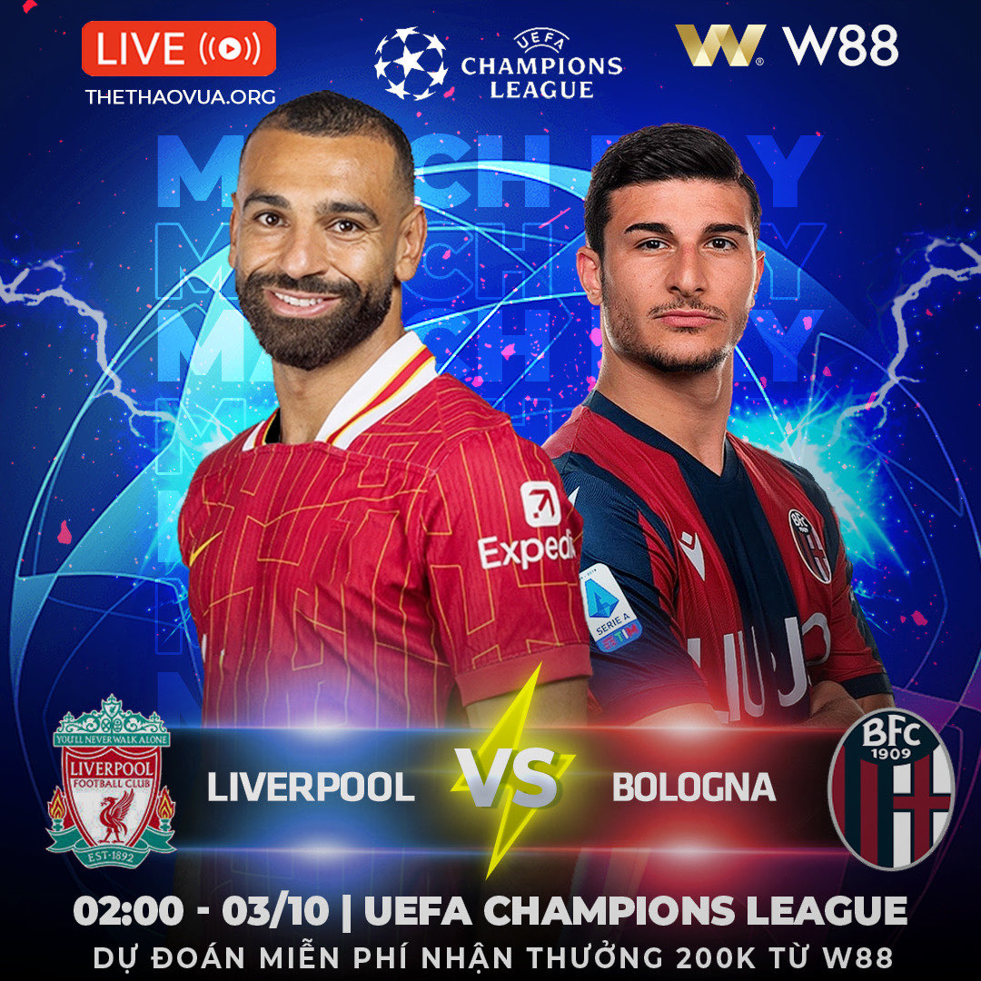 You are currently viewing [W88 – MINIGAME] LIVERPOOL – BOLOGNA | CHẠY ĐÂU CHO THOÁT