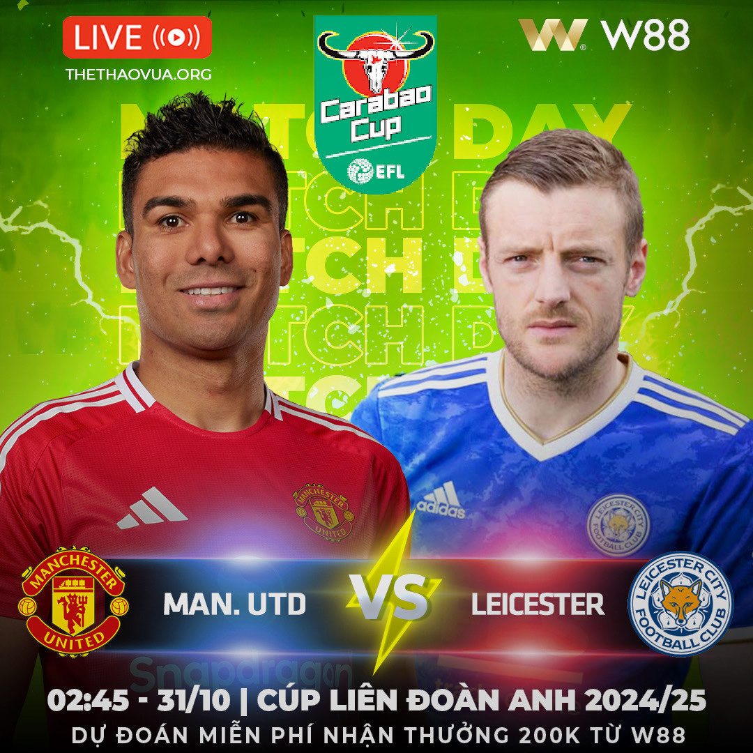 You are currently viewing [W88 – MINIGAME] MU – LEICESTER | QUỶ ĐỎ GIẢI TỎA ÁP LỰC