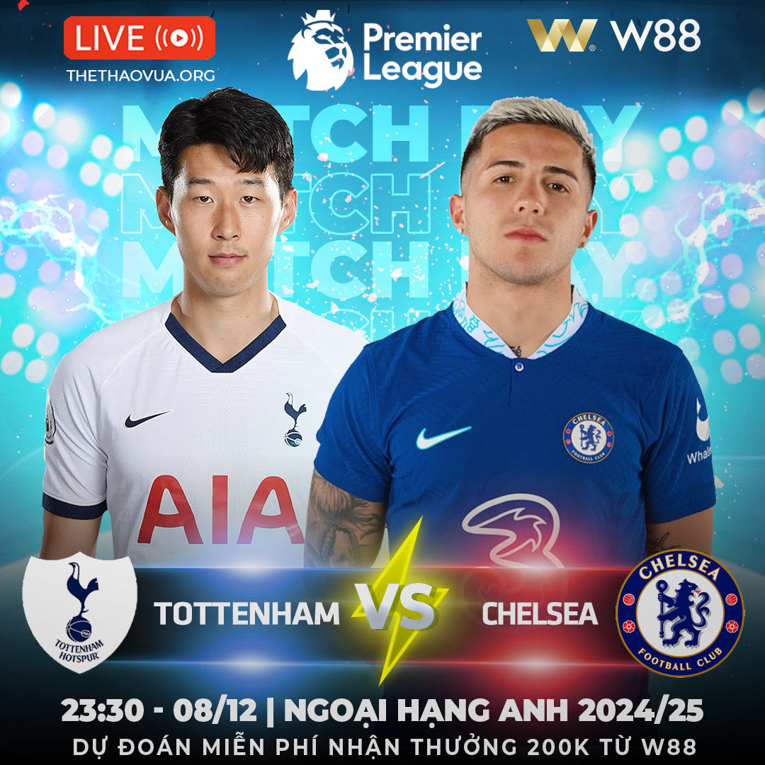 You are currently viewing [W88 – MINIGAME] TOTTENHAM VS CHELSEA | DẬY SÓNG LONDON