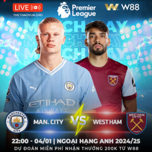 Read more about the article [W88 – MINIGAME] MAN CITY – WEST HAM | ĐỐI THỦ KHÓ NHẰN