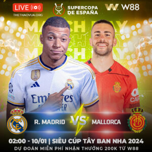 Read more about the article [W88 – MINIGAME] REAL MADRID – MALLORCA | KHÓ CÓ BẤT NGỜ