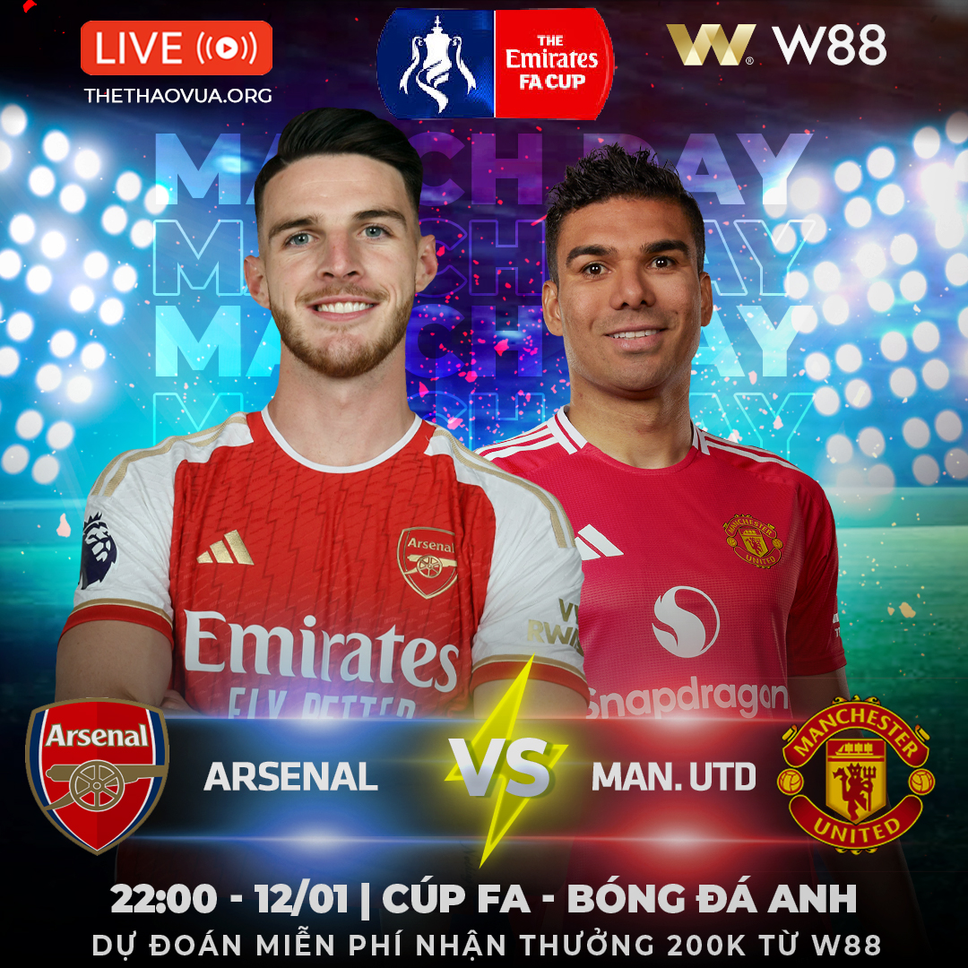 Read more about the article [W88 – MINIGAME] ARSENAL – MAN UNITED | KHÔNG DỄ DÀNG