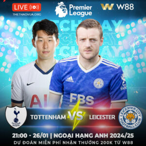 Read more about the article [W88 – MINIGAME] TOTTENHAM – LEICESTER | TÌM CHIẾN THẮNG