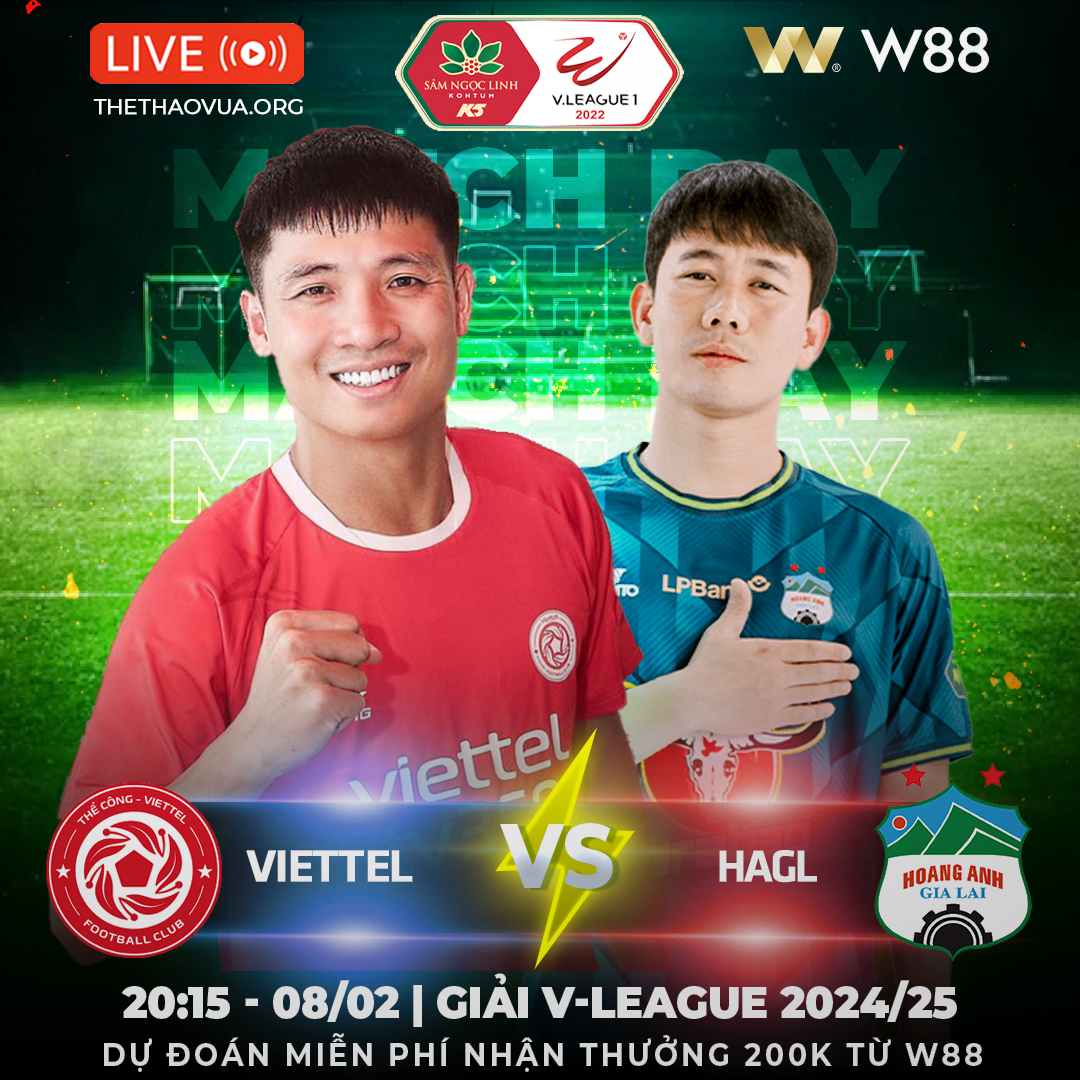 You are currently viewing [W88 – MINIGAME] VIETTEL – HAGL | VÒNG 12 VLEAGUE