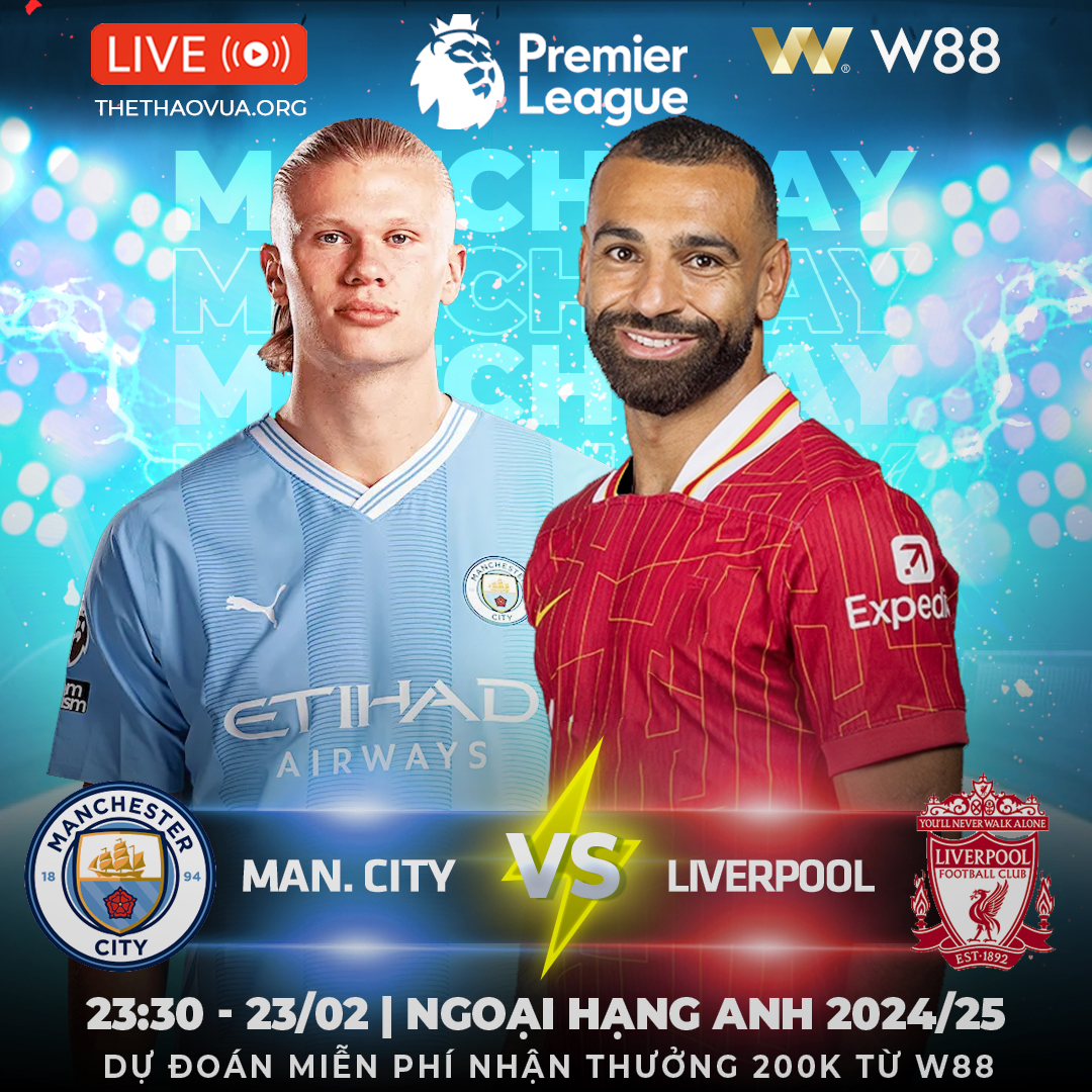 You are currently viewing [W88 – MINIGAME] MAN CITY – LIVERPOOL | MAN XANH YẾU THẾ