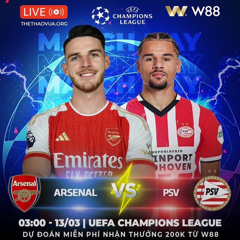 You are currently viewing [W88 – MINIGAME] ARSENAL – PSV | NẮM CHẮC PHẦN THẮNG