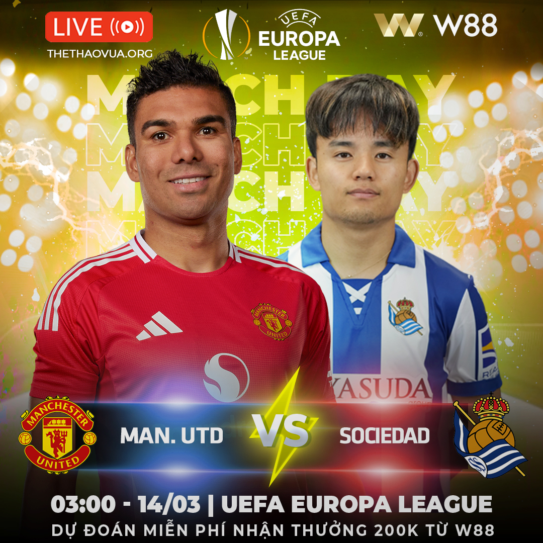 You are currently viewing [W88 – MINIGAME] MAN UNITED – REAL SOCIEDAD | CHUNG KẾT CỦA “QUỶ ĐỎ”