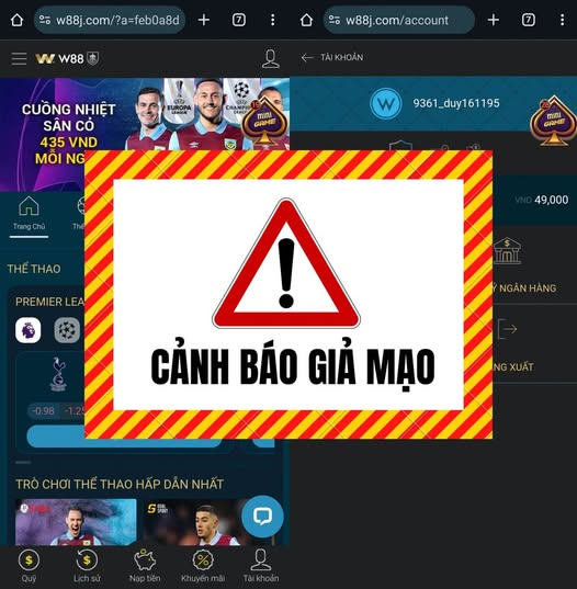 You are currently viewing W88 CẢNH BÁO LỪA ĐẢO: TẠO WEBSITE MẠO DANH W88 ĐỂ RÚT SỐ DƯ